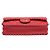Chanel Borsa a tracolla con patta CC Logo Happy in scamosciato e velluto con cuciture Rosso - vista 16