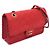 Chanel Borsa a tracolla con patta CC Logo Happy in scamosciato e velluto con cuciture Rosso - vista 2