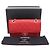 Chanel Borsa a tracolla con patta CC Logo Happy in scamosciato e velluto con cuciture Rosso - vista 9