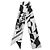 Salvatore Ferragamo Foulard Twilly in seta con stampa logo da donna Argento - vista 3