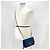 Chanel Borsa a tracolla CC Lambskin WOC con motivo Chevron e catena Blu - vista 3