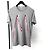 Moncler Logo Kurzarm-T-Shirt Grau Braun