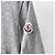 Moncler Logo Kurzarm-T-Shirt Grau Braun - Ansicht 5