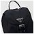 Prada Triangle Logo Nylon Tessuto Backpack Black - view 5
