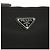 Prada Borsa a tracolla in Tessuto con logo Triangle - vista 7