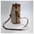 Dior Borsa a tracolla a secchiello Honeycomb Marrone - vista 7