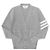 Thom Browne Stripe Milano Strick-Cardigan aus Merinowolle für Damen Silber
