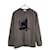Hermès Moletom de fleece com patch de couro Marrom  - vista 1