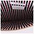 Thom Browne Clutch XL a tre strisce nera placcata oro Nero - vista 11