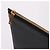 Thom Browne Clutch XL a tre strisce nera placcata oro Nero - vista 5
