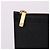 Thom Browne Clutch XL a tre strisce nera placcata oro Nero - vista 6