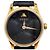Gucci Reloj chapado en oro atemporal Negro