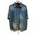 Louis Vuitton Camicia in denim a maniche corte con monogramma arcobaleno Multicolore