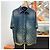 Louis Vuitton Camicia in denim a maniche corte con monogramma arcobaleno Multicolore - vista 2