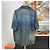 Louis Vuitton Camicia in denim a maniche corte con monogramma arcobaleno Multicolore - vista 5