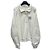 Miu Miu Sweatshirt mit Logo-Print und Strasssteinen Silber