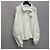 Miu Miu Sweatshirt mit Logo-Print und Strasssteinen Silber - Ansicht 3