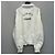 Miu Miu Sweatshirt mit Logo-Print und Strasssteinen Silber - Ansicht 5