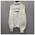 Miu Miu Sweatshirt mit Logo-Print und Strasssteinen Silber - Ansicht 7