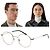 Gucci Leichte Luxus-Brille mit rundem Metallrahmen, Retro-Mode, Asian Fit Mehrfarben