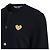Comme Des Garcons BLACK Unisex Cardigan mit goldenem Herz - Ansicht 5