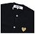 Comme Des Garcons BLACK Unisex Cardigan mit goldenem Herz - Ansicht 8