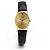 Rolex Reloj Cellini Small de cuero oval para mujer, Oro, Manual Negro - vista 16