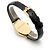 Rolex Reloj Cellini Small de cuero oval para mujer, Oro, Manual Negro - vista 17