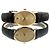 Rolex Reloj Cellini Small de cuero oval para mujer, Oro, Manual Negro - vista 18