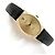 Rolex Reloj Cellini Small de cuero oval para mujer, Oro, Manual Negro - vista 21