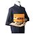 Jimmy Choo Clutch in pelle con nastro arancione - vista 13