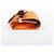 Jimmy Choo Clutch in pelle con nastro arancione - vista 7