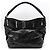 Burberry Borsa a tracolla in vernice nera Nero