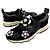 Fendi Slip-on con fiori perline nero