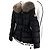 Moncler Boed Fox Fur Women's Down Jacket Black - view 3