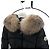 Moncler Boed Fox Fur Women's Down Jacket Black - view 5