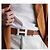 Hermès Constance Reversible Buckle Leather Strap Belt Blue - view 13