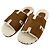 Hermès Sandali e pantofole in shearling Izmir Multicolore