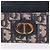 Dior Tarjetero Oblique para mujer chapado en oro CD Azul - vista 2