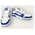 Louis Vuitton Sneakers Trainer Monogram LV blu - vista 4