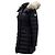 Moncler Herminfer Damen Lang Daunenjacke Schwarz