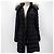 Moncler Herminfer Damen Lang Daunenjacke Schwarz - Ansicht 3