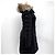 Moncler Herminfer Damen Lang Daunenjacke Schwarz - Ansicht 5