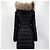 Moncler Herminfer Damen Lang Daunenjacke Schwarz - Ansicht 6