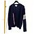 Thom Browne Diagonal Aran Zopfstrick-Cardigan Navy Blau - Ansicht 2