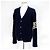 Thom Browne Diagonal Aran Zopfstrick-Cardigan Navy Blau - Ansicht 6