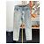 Louis Vuitton Wasched Denim Jeans Hellblau - Ansicht 2