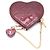 Louis Vuitton Amarante Vernis Heart Münzbeutel Rot