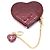 Louis Vuitton Amarante Vernis Heart Münzbeutel Rot - Ansicht 2