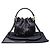 Saint Laurent Bucket in pelle nera Nero - vista 3